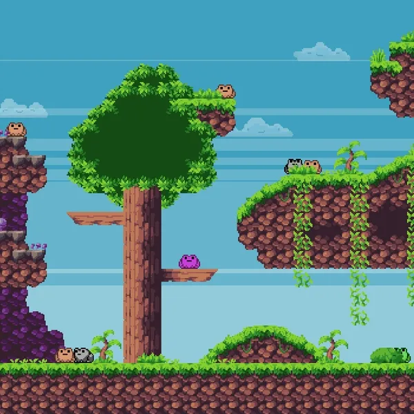 Flat Frogs Gameplay Image